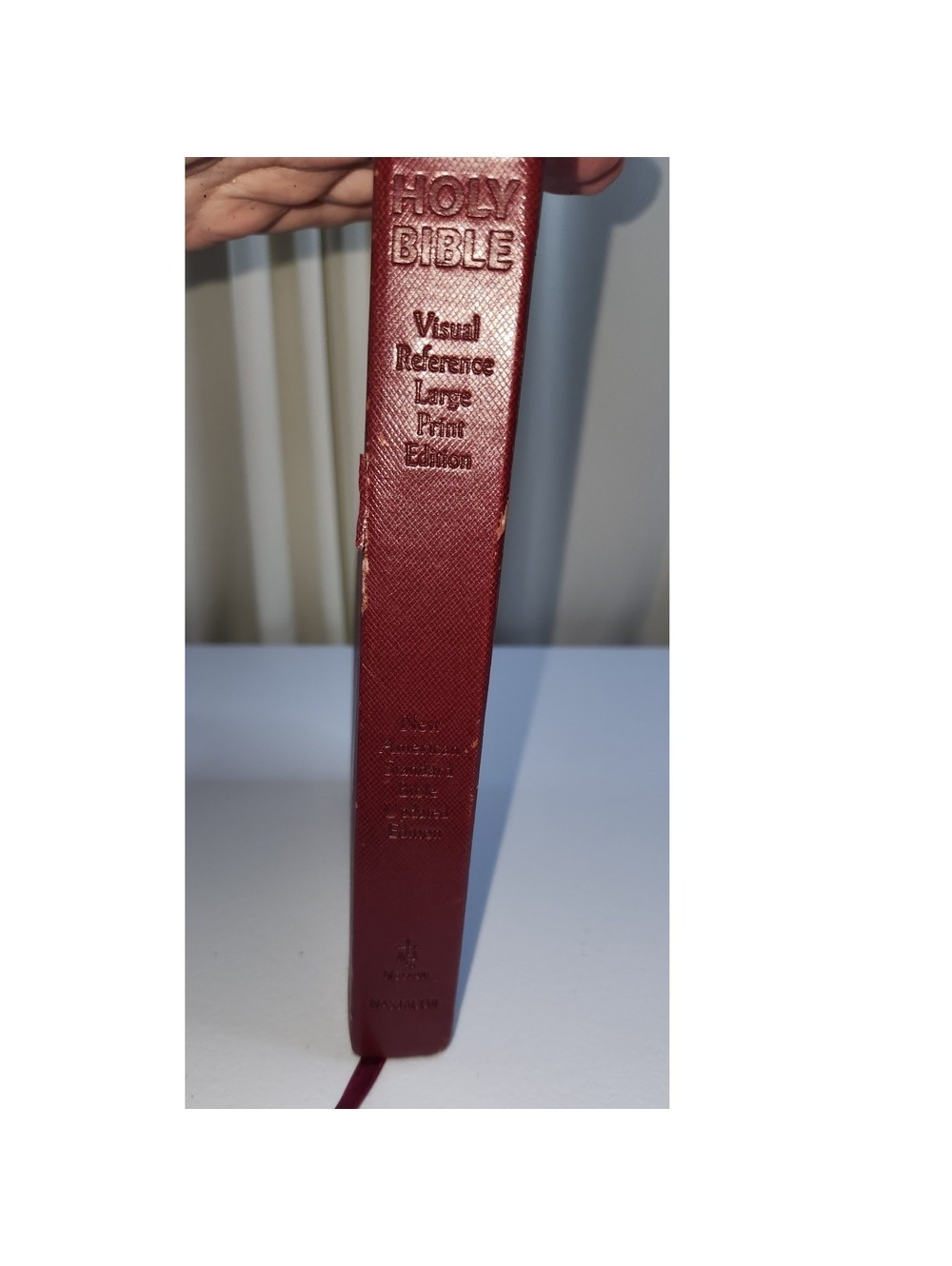 NASB Holy Bible Visual Reference Large Print Edition Burgundy Nelson Bibles